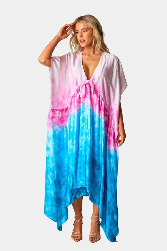 Midnight Madness puff sleeve dressMamie Caftan Maxi Dress - Shoreline