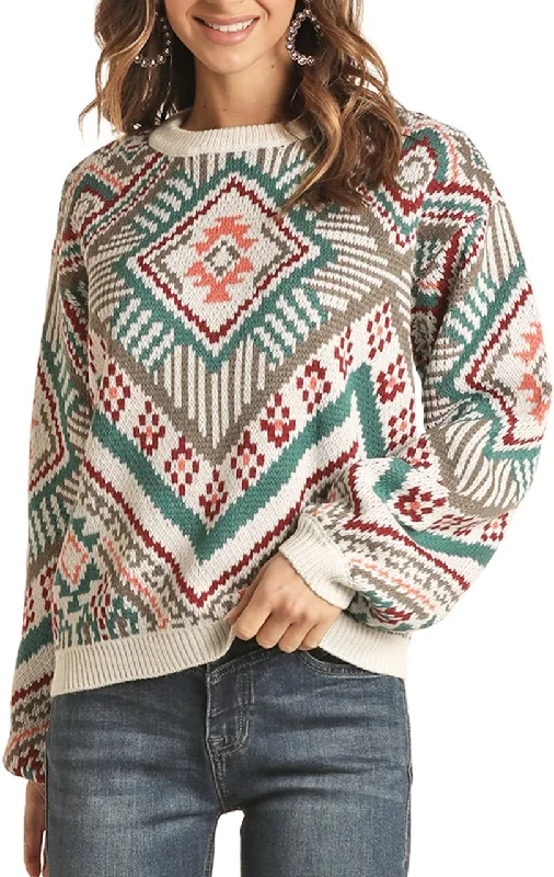 Get It Before It’s Gone stylish coatRock & Roll Cowgirl Women's Aztec Print Sweater 46-1169 Get It Before It’s Gone stylish coatRock & Roll Cowgirl Women's Aztec Print Sweater 46-1169