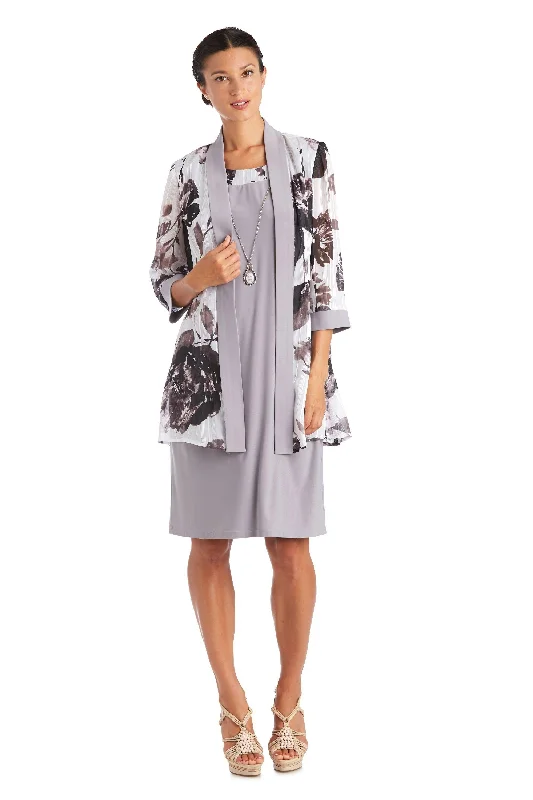 Time-Limited Offer mini dressR&M Richards 7149P Petite Short Print Jacket Dress