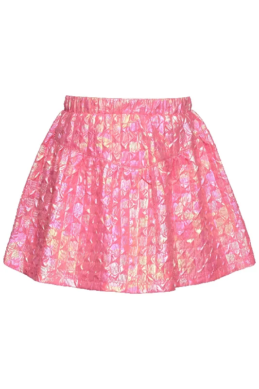 Don’t Miss Out floral midi dressBaby Sara Pink Skirt