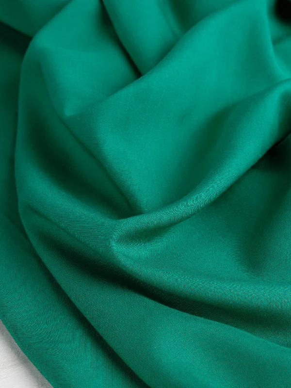 Signature Jewel Tone EcoVero Viscose - Emerald