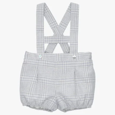 Referral Discount vintage-inspired dressPlaid Shorts with Suspenders