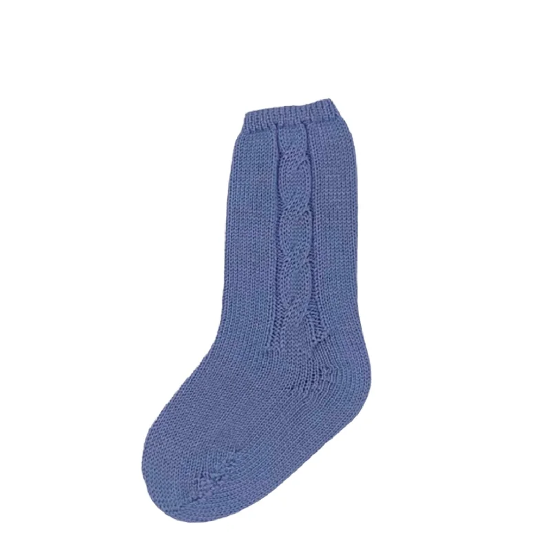 Best Bargains casual midi dressSky Blue Knit Sock