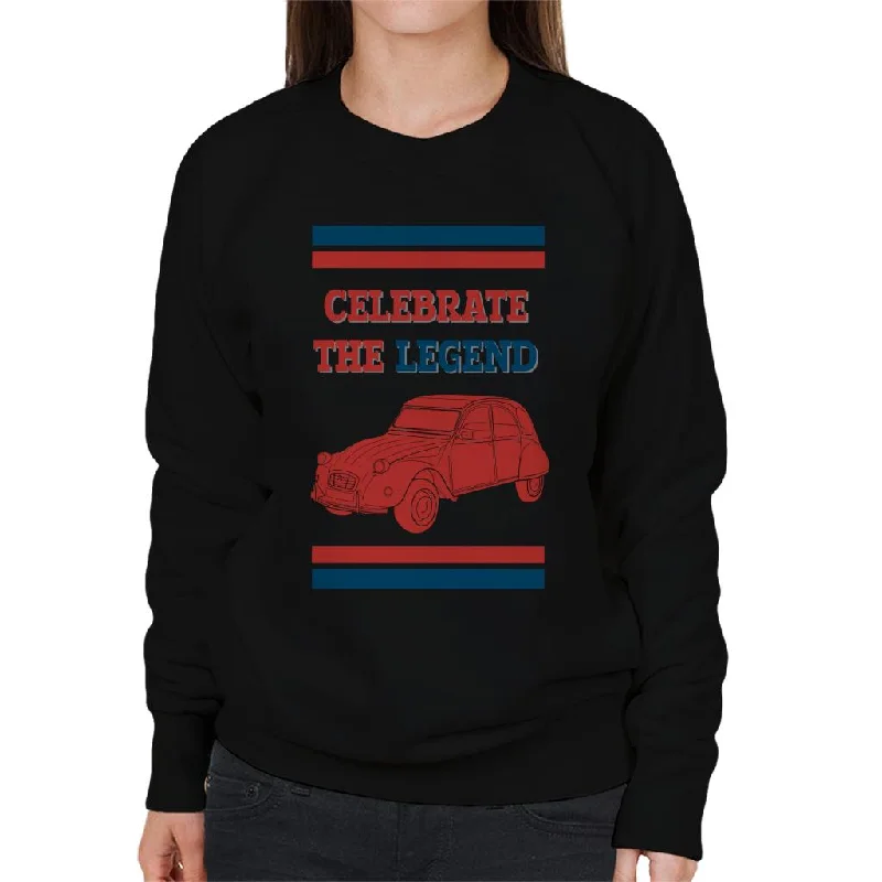 Limited Time Offer loose fit sports sweatshirtCitroën 2CV Celebrate The Legend Women's Sweatshirt Limited Time Offer loose fit sports sweatshirtCitroën 2CV Celebrate The Legend Women's Sweatshirt