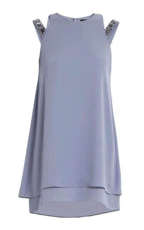 New Arrival cocktail party dressSelina Layered A-Line Dress