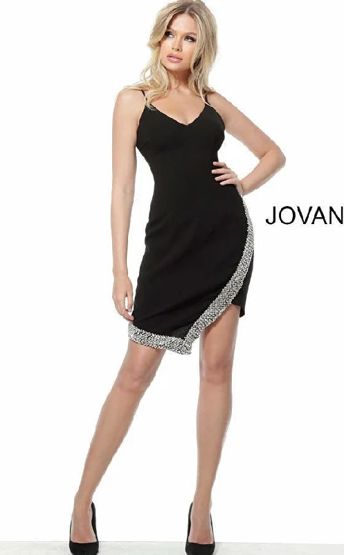 Act Fast shift dressJovani 68988 Spaghetti Strap Homecoming Dress