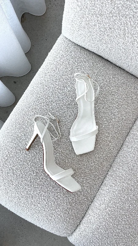 Best Bargains Octans Heel - White Patent