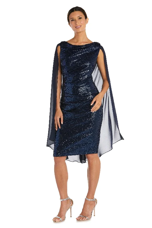 Daily Specials luxury dressR&M Richards 7670P Short Cocktail Capelet Dress