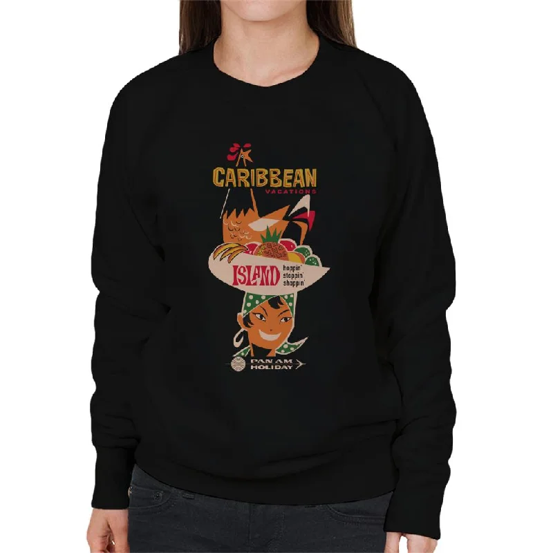 Price Drop Alert casual workout hoodiePan Am Caribbean Vacations Women's Sweatshirt