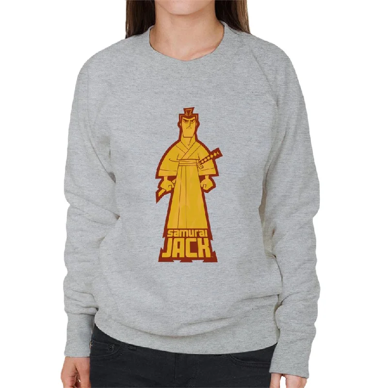 Samurai Jack Gold Pose Women's Sweatshirt