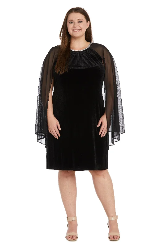 Reduced Prices flowy maxi dressR&M Richards 2641W Short Plus Size Velvet Dress