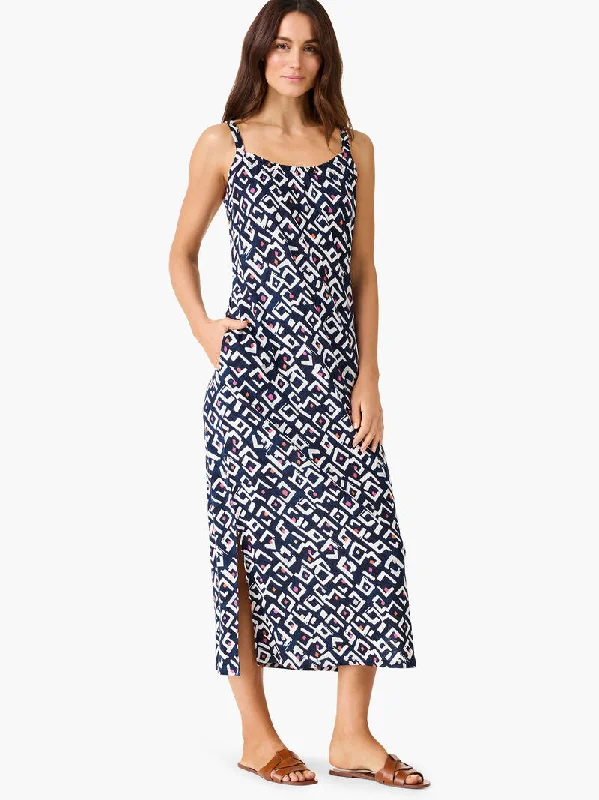 Anniversary Sale elegant dressINDIGO ANGLES DRESS