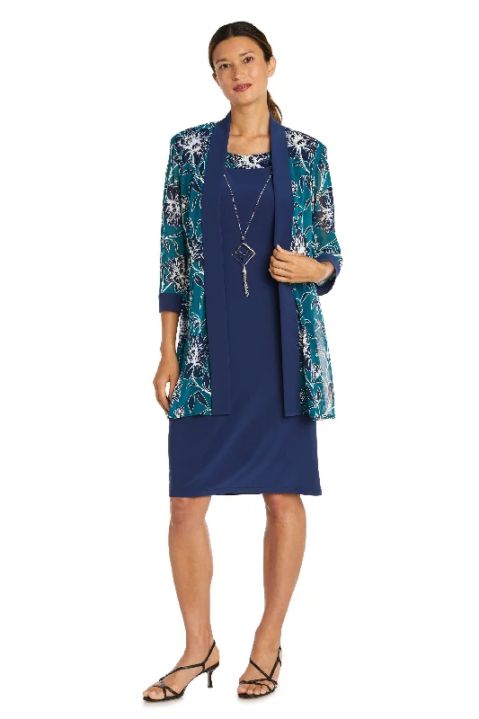 Today Only textured dressR&M Richards 7843P Short Piece Petite Jacket Dress