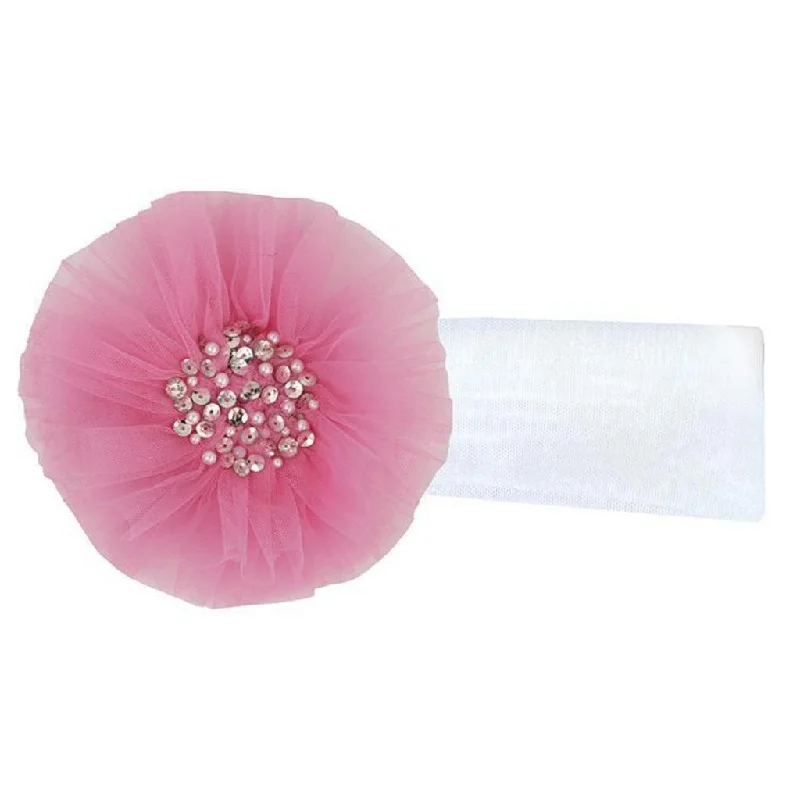 Bonus Savings casual day dressCandy Pink Tulle Elastic Headband