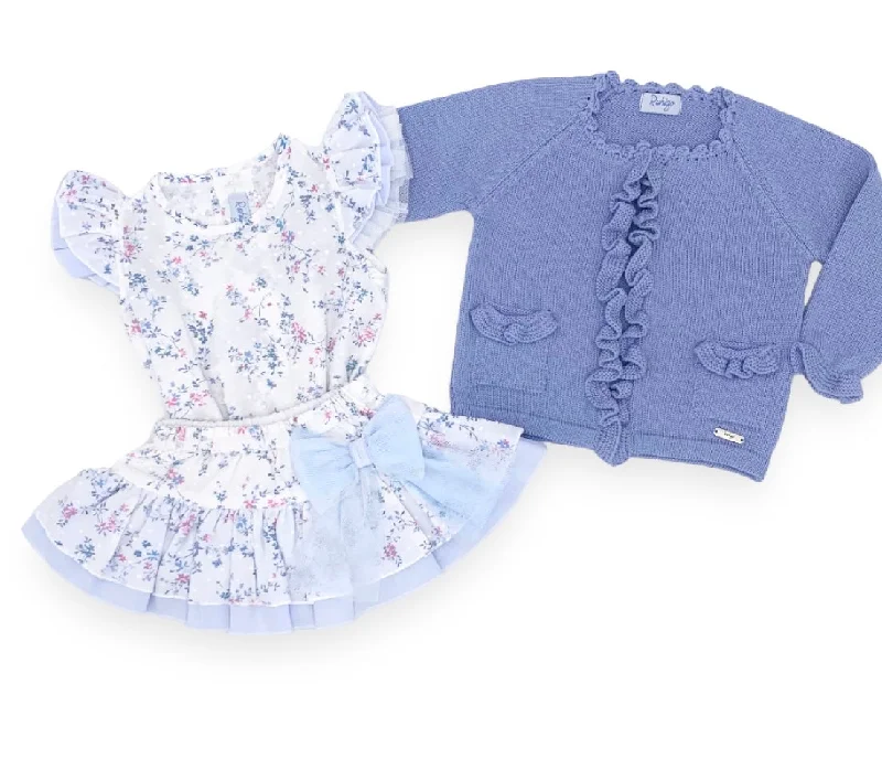Exclusive Savings elegant evening dressFloral Bloomer and Cardigan Set