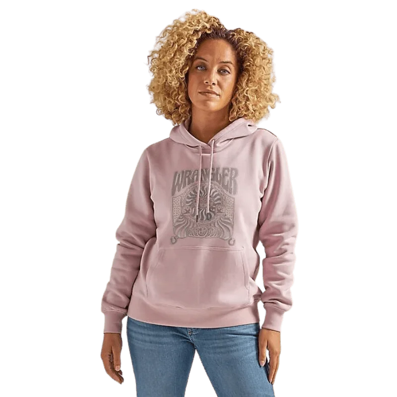 Mega Deal wool coatWrangler Women's Groovy Sun Keepsake Lilac Hoodie 112339546
