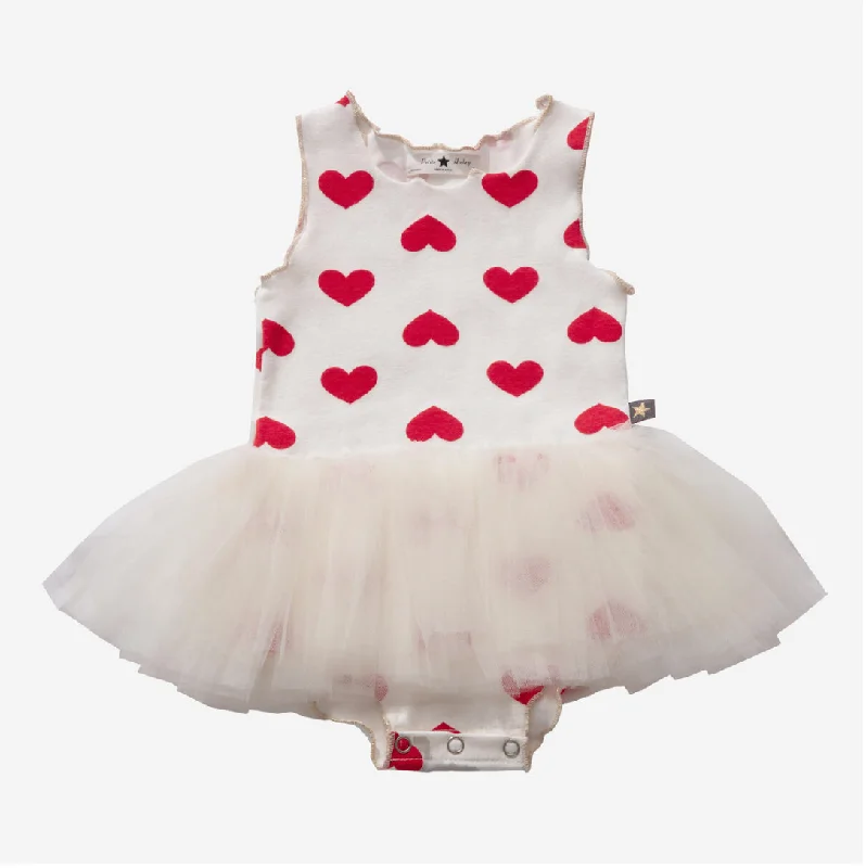 Discount Extravaganza printed dressInfant Heart Onesie Dress