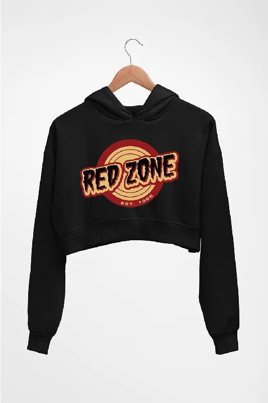 Red Zone Crop HOODIE FOR WOMEN