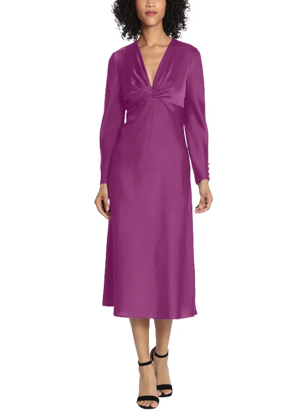 Incredible Offers knit dressWomens Long Sleeve Long Midi Dress