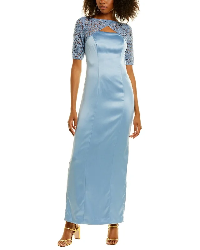 Last Chance pleated dressJS Collections Celine Gown