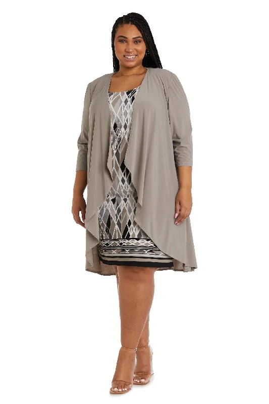 Amazing Deals trendy dressR&M Richards 7987W Short Plus Size Jacket Dress Sale