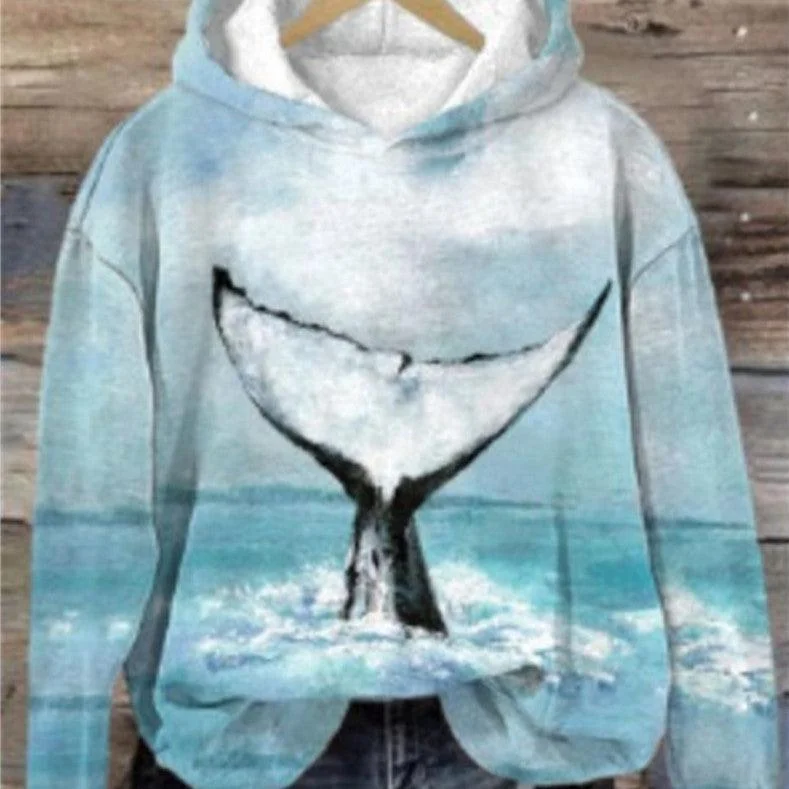 Hooded Cardigan Draping Effect Lazy