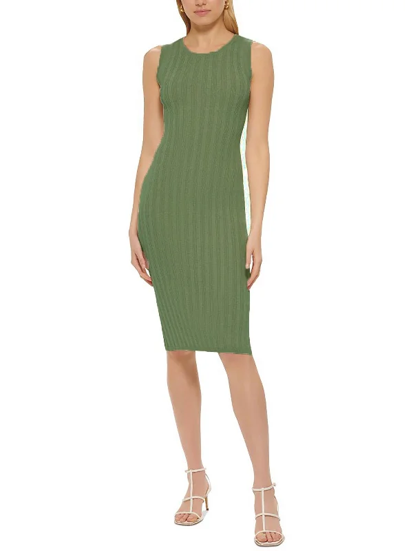 Doorbuster Deal cocktail party dressWomens Ribbed Midi Sweaterdress