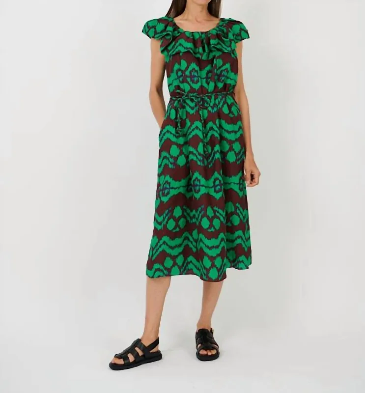 Super Deal office dressAnora Dress In Malachite Green