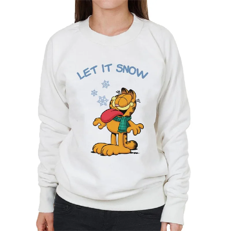 Garfield Let It Snow Christmas Women's Sweatshirt