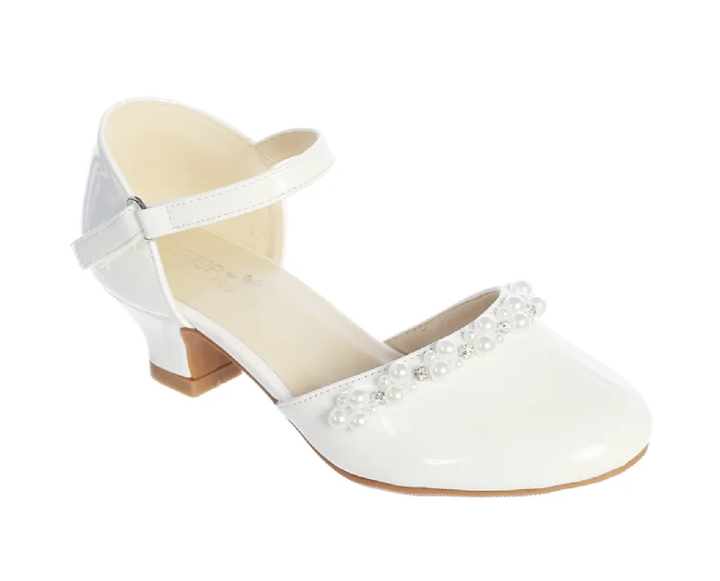 Savings Event v-neck dressPatent Heel