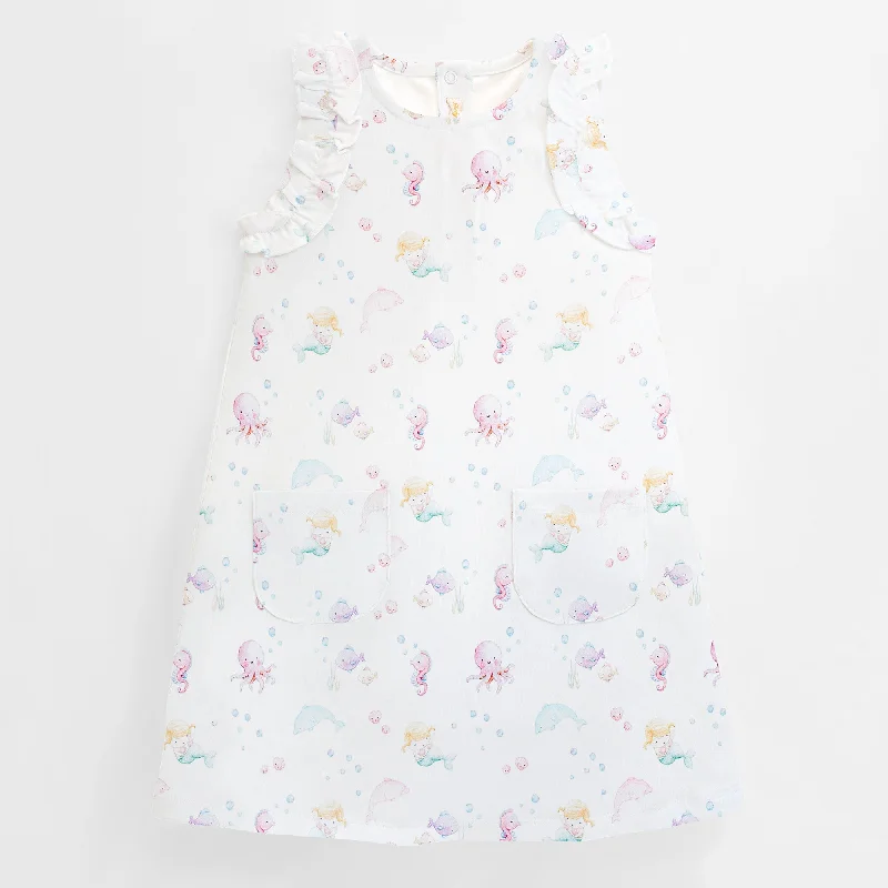 Big Discounts puff sleeve dressUnder the Sea Girl Dress