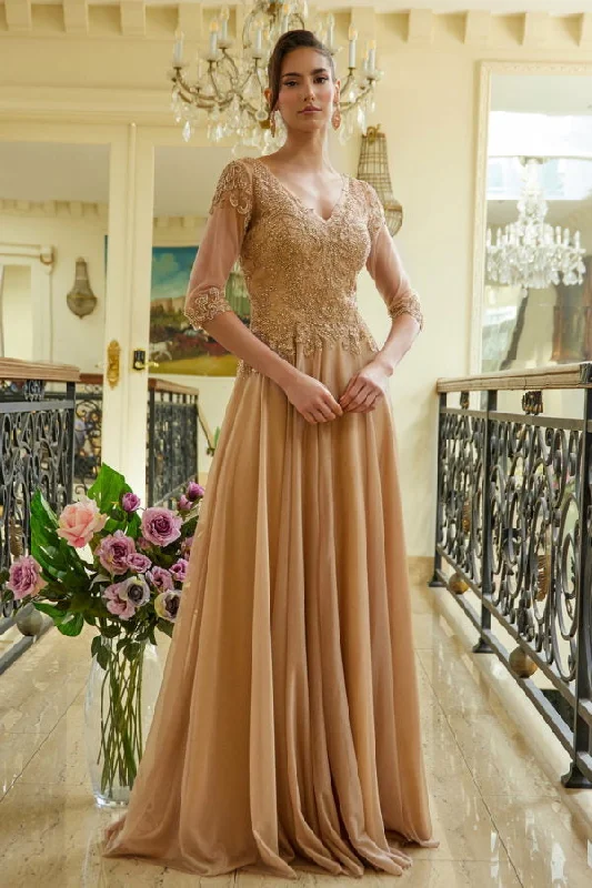 Exclusive Savings casual summer dressA Line Long Mother of the Bride Formal Dress