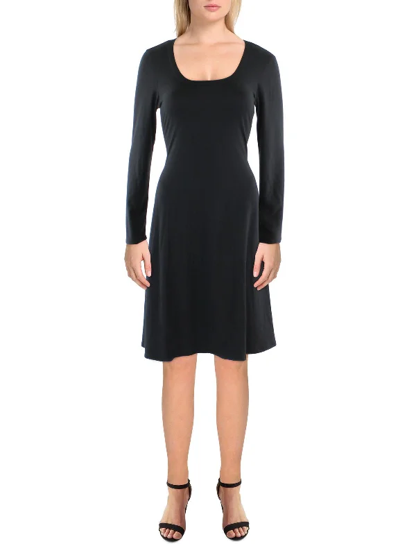 Womens Knit : Fit & Flare Dress