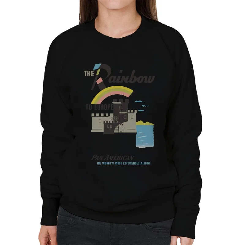 Friends and Family Sale versatile gym hoodiePan Am The Rainbow To Europe Women's Sweatshirt Friends and Family Sale versatile gym hoodiePan Am The Rainbow To Europe Women's Sweatshirt