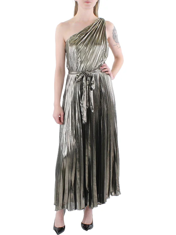 New Deals comfy maxi dressWomens Belted Long Evening Dress