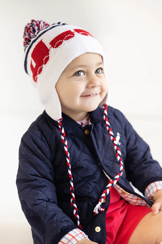 Clearance Sale off-shoulder dressParish Pom Pom Hat