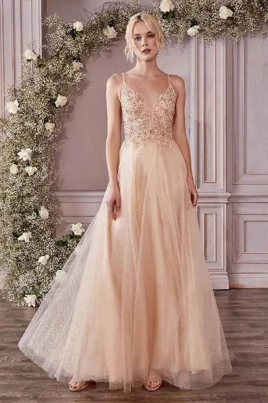 Sneak Peek Sale denim dressCinderella Divine CD0195 Champagne S Sale