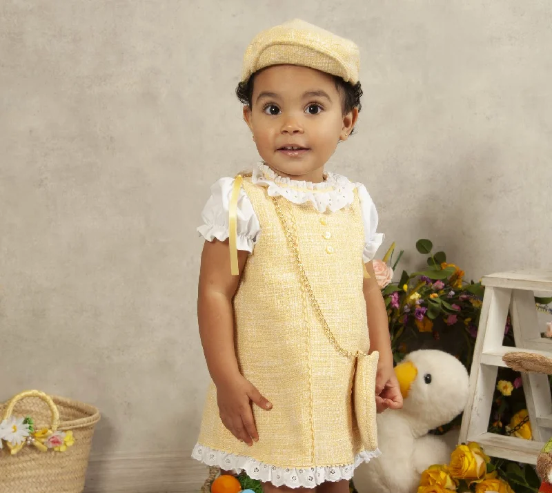 Take Advantage midi dressChanel Yellow A Line Dress