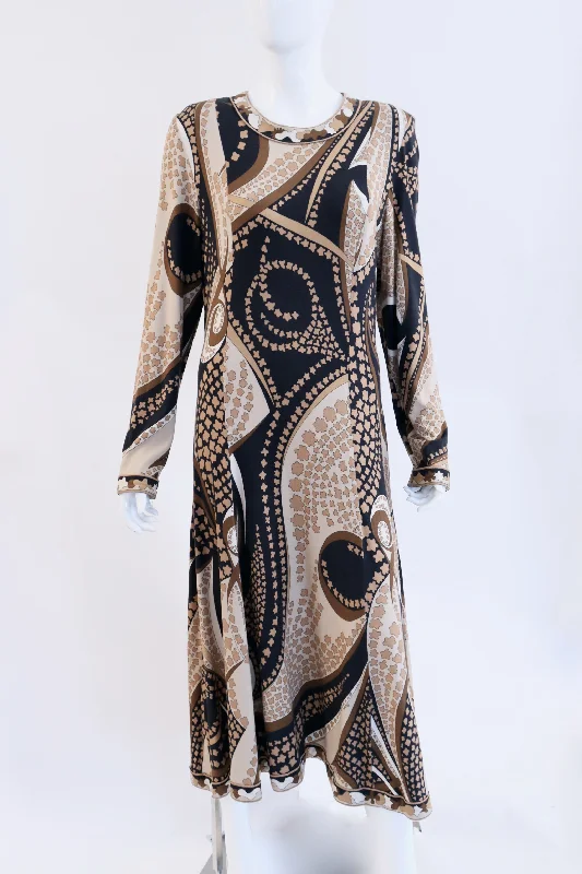 Vintage 80's ALVERADO BESSI Jersey Maxi Dress