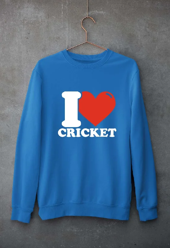 Stock Clearance eco-friendly fitness hoodieI Love Cricket Unisex Sweatshirt for Men/Women Stock Clearance eco-friendly fitness hoodieI Love Cricket Unisex Sweatshirt for Men/Women