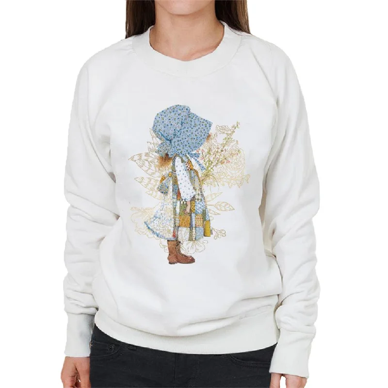Super Deal urban activewear hoodieHolly Hobbie Classic Hat And Flowers Women's Sweatshirt Super Deal urban activewear hoodieHolly Hobbie Classic Hat And Flowers Women's Sweatshirt