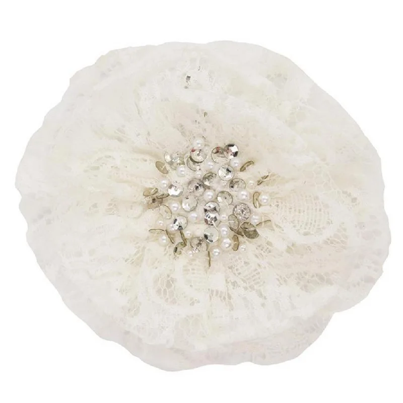 Early Access flowy dressWhite Lace Hairclip