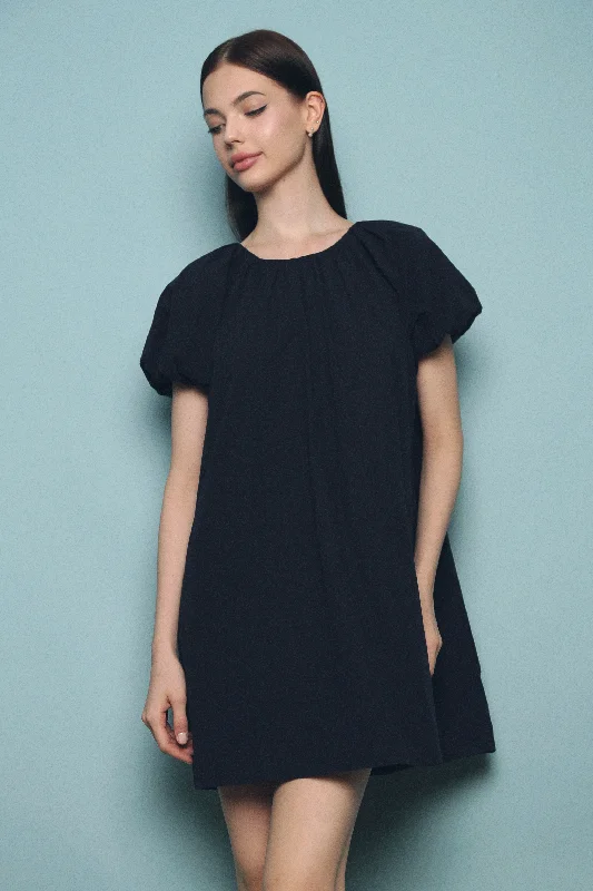 Big Discounts Maryanne Pleat Shift Dress Navy