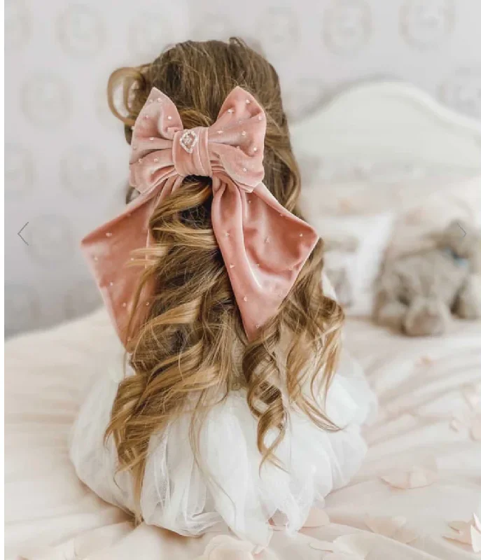 Markdown Madness ruched dressJuliette Velvet Hair Bow