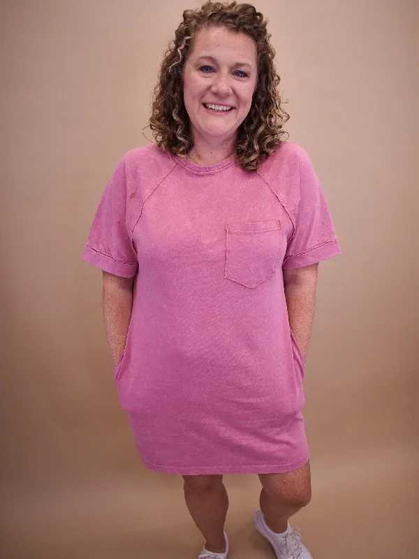 Flash Sale Something More Washed Mini Dress