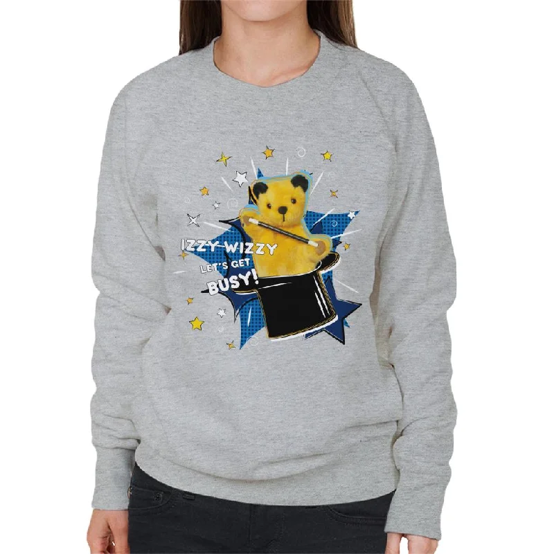 Limited Stock high-performance athletic hoodieSooty Top Hat Izzy Wizzy Let's Get Busy Women's Sweatshirt Limited Stock high-performance athletic hoodieSooty Top Hat Izzy Wizzy Let's Get Busy Women's Sweatshirt