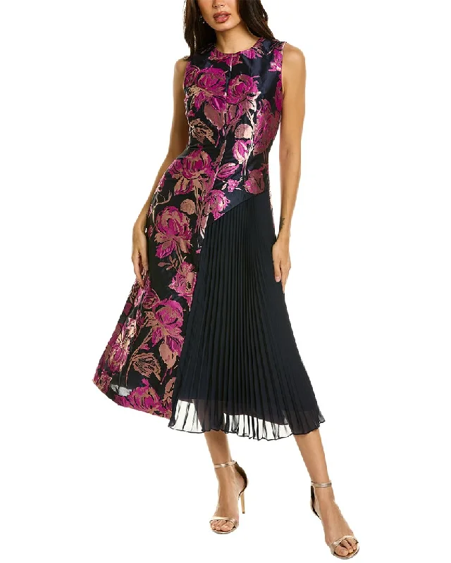 Extra Savings one-shoulder dressKay Unger Georgina Tea Length Dress
