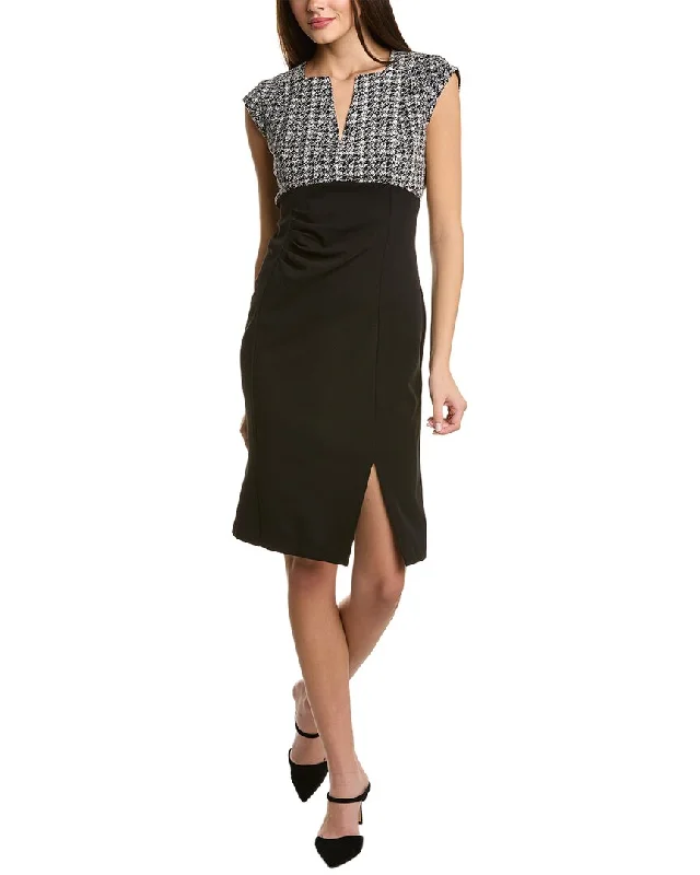 Must-Have Deals bohemian dressEllen Tracy Pleated Waist Dress