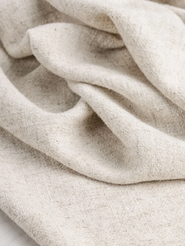 Textured Viscose Linen - Natural