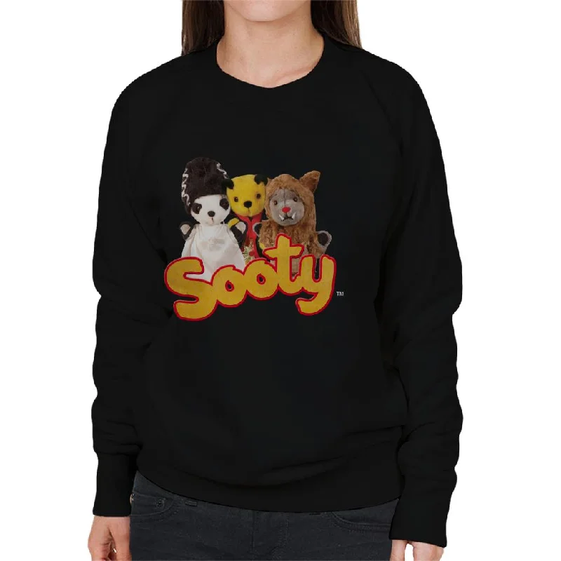 Early Bird Discount stylish sports hoodieSooty Halloween Spooky Trio Women's Sweatshirt Early Bird Discount stylish sports hoodieSooty Halloween Spooky Trio Women's Sweatshirt